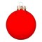 Whitehurst Small Transparent Finish Glass Christmas Ball Ornaments - 2" (50mm) - Red - 28ct